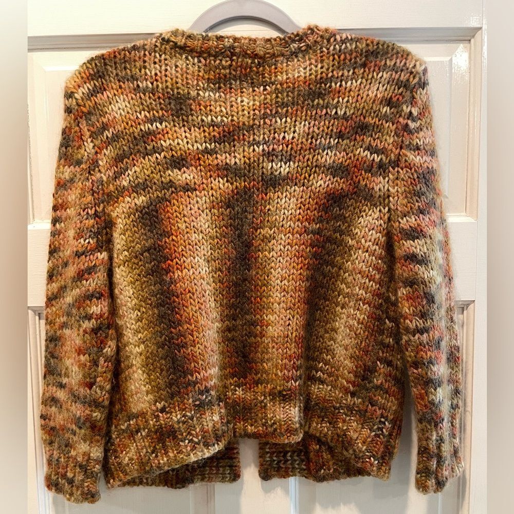 Ruby Rd. Big Button Snap Closure Multicolored Swe… - image 4